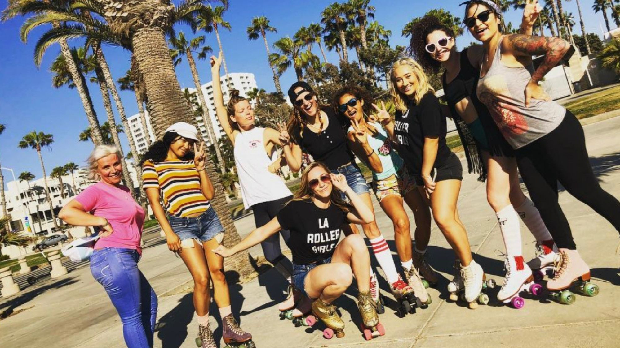 Private Roller Skating Classes with LA Roller Girls Bucket Listers